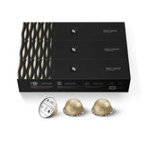 Nespresso Vertuo Sweet Vanilla capsules in a pack ready for vanilla-infused mornings