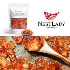 Nestlady peach blossom tears image for traditional desserts and wellness rituals.