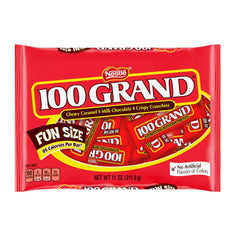 Nestle 100 Grand Candy 11 oz bag front view, on-the-go snack.