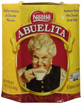 Nestle Abuelita Bev Mix Choc 6tblt in a steaming cup for a cozy moment.