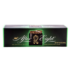 Nestlé After Eight mint with dark chocolate coating offers a refined after-dinner bite.