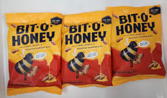 Label details for Nestle Bit O Honey bags on display