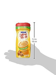 Nestle Coffee-Mate Sugar Free Hazelnut label closeup showing packaging and flavor notes