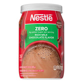 Nestle Hot Cocoa canister ready to mix for rich chocolate flavor.