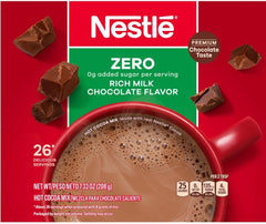 Smoothie boosted with Nestle Hot Cocoa for chocolate flavor.