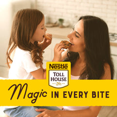 Nestlé Toll House morsels on a baking tray cooling after baking