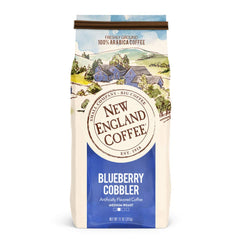 New England Coffee Blueberry Cobbler bag front with branding