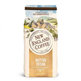 New England Coffee Butter Pecan ground coffee 11oz offers rich, buttery pecan flavor.