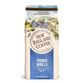 New England Coffee French Vanilla 18oz bag — aromatic, ideal for cozy morning rituals.