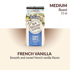 New England Coffee French Vanilla aroma fills your kitchen while brewing.