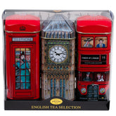 New English Teas British Heritage Big Ben tin for a traditional English Breakfast ritual.
