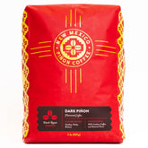 New Mexico Pinon Coffee ground bag ready for home brew.