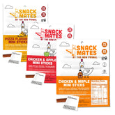 New Primal Snack Mates sampler box shows three kid-friendly flavors for lunchboxes.