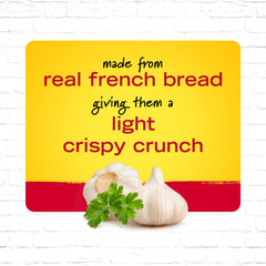 New York Bakery Texas Toast croutons enhancing pasta with savory seasoning.