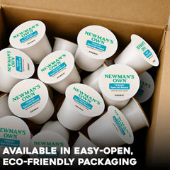 Newman's Own Organic Special Blend pods close-up highlighting roast balance