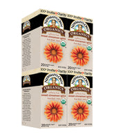 Newman's Own Organic Sweet Cinnamon Spice tea box with 4-pack, caffeine-free moment