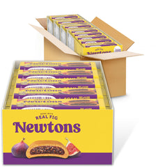 Newtons Fig Bars 40-pack tray for convenient on-the-go snacking.