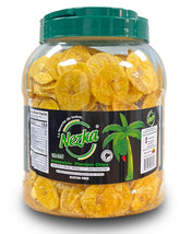 NEZKA lightly salted plantain chips in a bowl for sharing and snacking