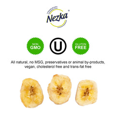 NEZKA bag front highlights gluten free vegan non GMO claim
