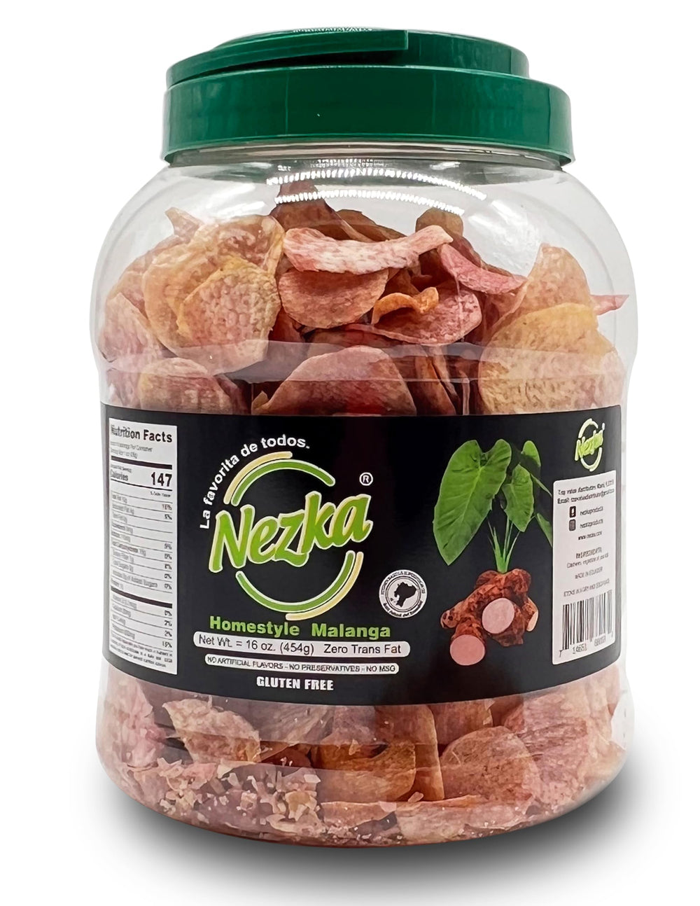 NEZKA purple taro chips in a bowl, crisp and savory for snacking