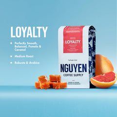 Nguyen Coffee Supply pomelo and caramel notes brighten mornings with subtle sweetness