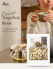 NICE WITCH'S natural dried angelica root ready to steep for flavor.