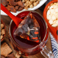 NICEEN kidney tea formula goji berries close-up, antioxidant-rich flavor