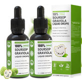 Nichalous soursop liquid drop bottle for precise, mess-free dosing.
