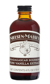 Nielsen-Massey Madagascar Bourbon vanilla extract bottle 4 oz for baking and cooking