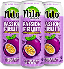 NILO Passion Fruit Juice bottle front view for a refreshing tropical sip.