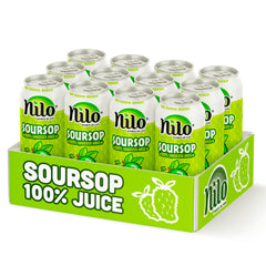 NILO Soursop Juice in a glass, chilled for a tropical refreshment