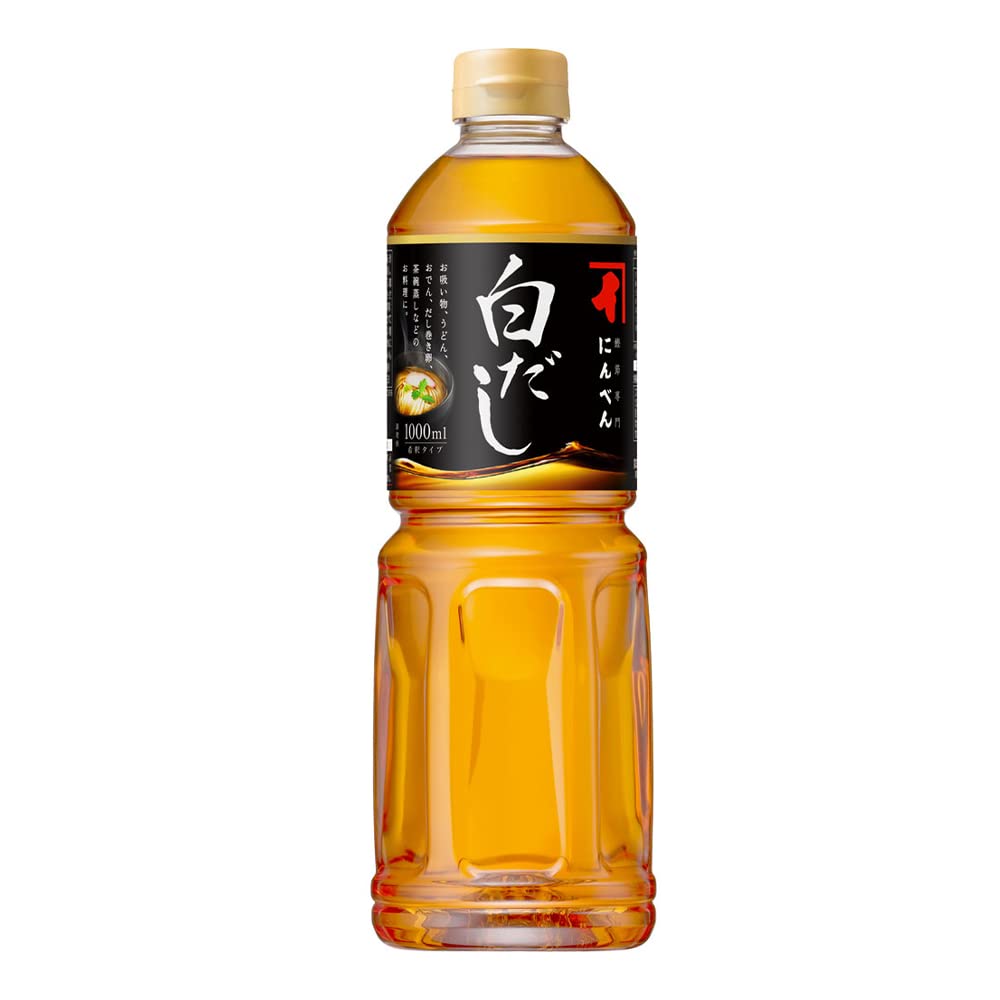 NINBEN Shiro Dashi bottle front showing premium Japanese seasoning for versatile dishes.