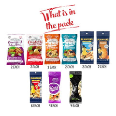 Niro gift basket assortment variety nuts and trail mix in display