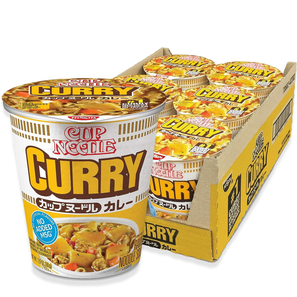 NISSIN Cup Noodles Curry broth in a cup, quick, convenient curry flavor for lunch