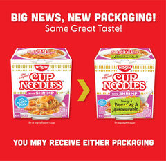 NISSIN Cup Noodles Microwave Cups demonstrate effortless cooking in minutes.