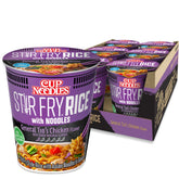 NISSIN Cup Noodles Stir Fry Rice with Noodles General Tso's Chicken bowl ready in minutes
