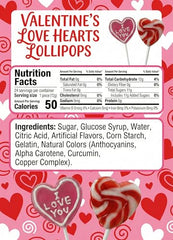 NLS Candy Co. dye-free fruity heart pops ideal for color-safe celebrations.