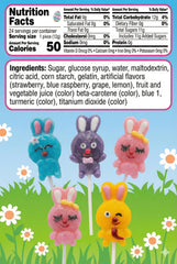 NLS Candy Co Easter Bunny Lollipops in assorted colors for festive displays.