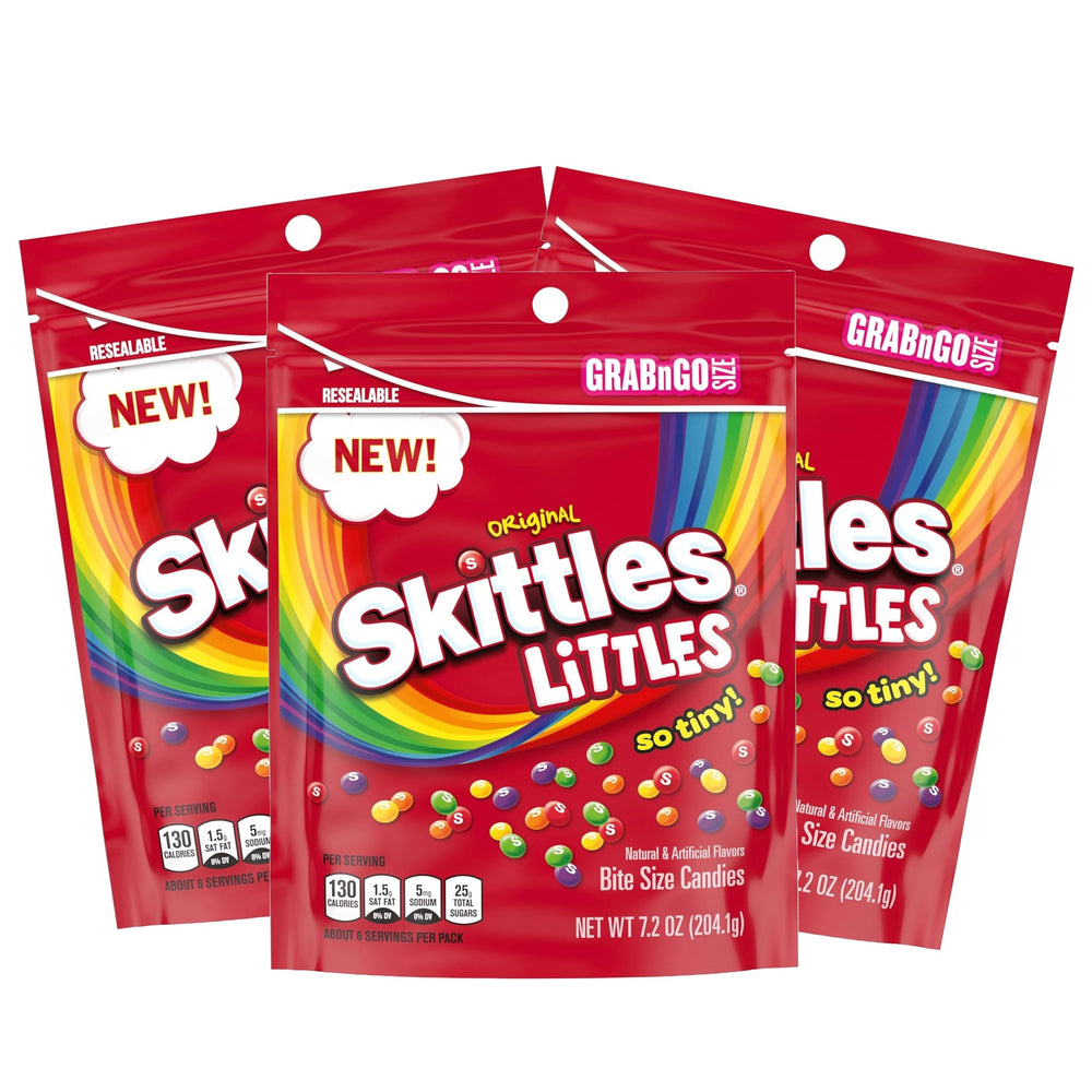 NLS Candy Co. Skittles Littles Original bite-sized pack for on-the-go snacking