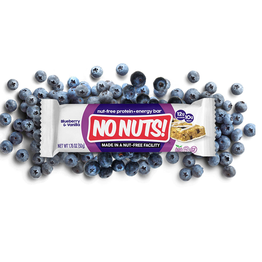 No Nuts! Blueberry & Vanilla bar pack – nut-free school snack