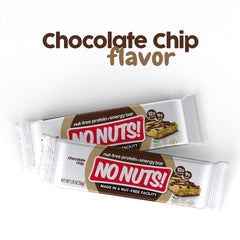 Ingredients list highlights plant-based protein in No Nuts! bar.