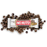 No Nuts! packaging showing nut-free chocolate chip bars for safe snacking.