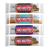 No Nuts! protein bar variety pack in box, nut-free snack option.