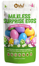 No Whey! Milkless Surprise Eggs: colorful Easter eggs for vibrant celebrations.
