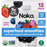 NOKA Super Berry pouch front for convenient on-the-go snacking.