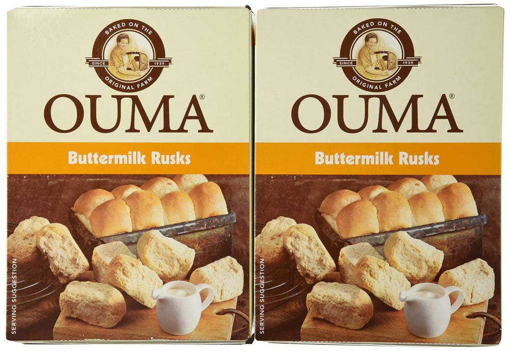 Nola Ouma buttermilk rusks packaging, ready for pantry storage and gifting
