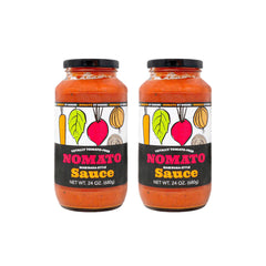 Nomato Original tomato-free marinara bottle front, ideal for pasta and pizza applications.