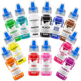 Nomeca 12-color orange bottle for vibrant cake decorating and icing.