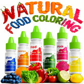 Nomeca natural food coloring red bottle for vibrant cakes without flavor change.