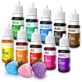 Nomeca oil-based coloring red for chocolate and candy melts, enhancing vivid results